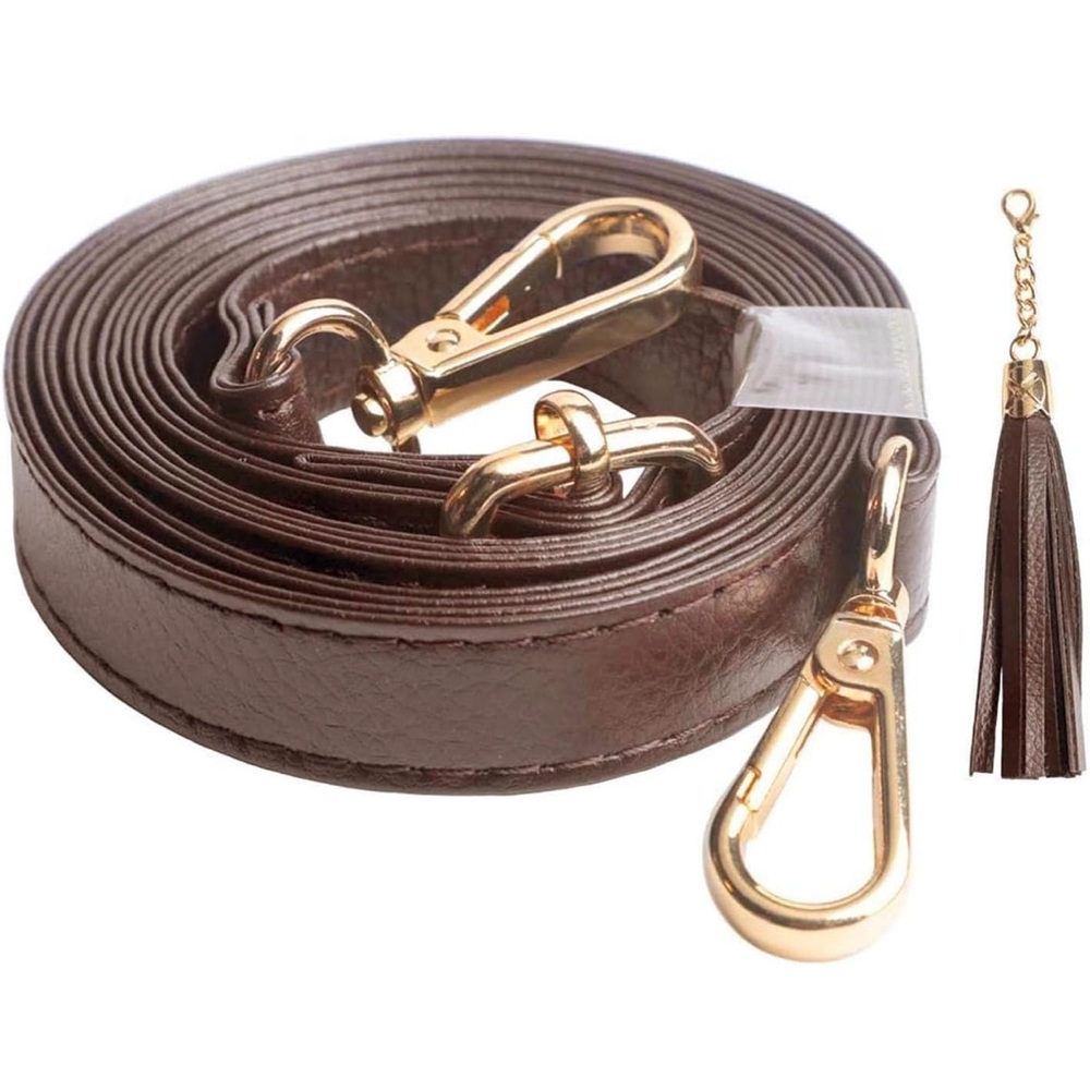 New Replacement Strap and Tassel Charm with Gold Hardware